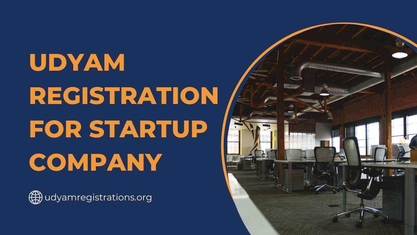 Udyam registration for startup company